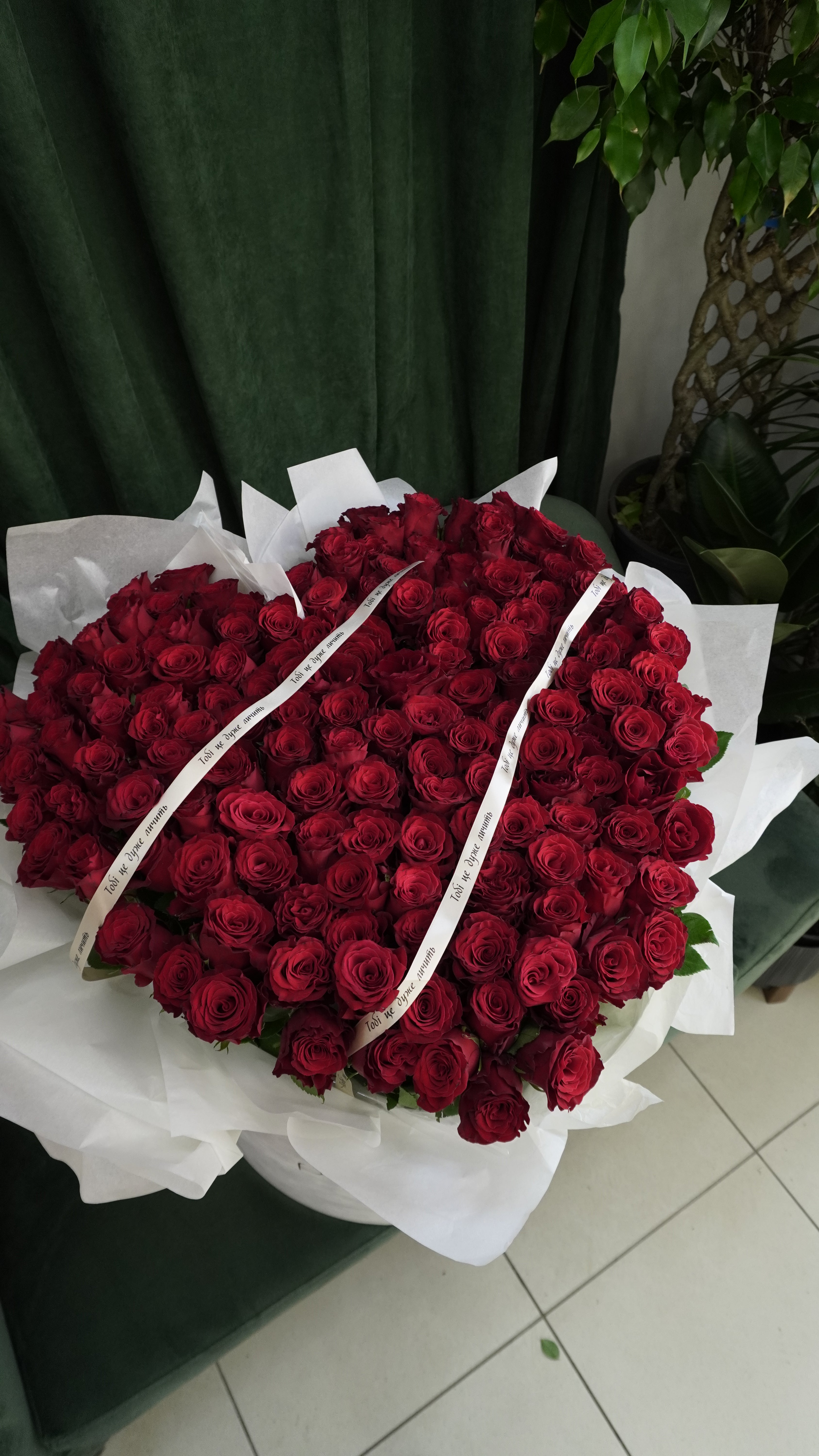 Флористичний бокс "Червоне серце"