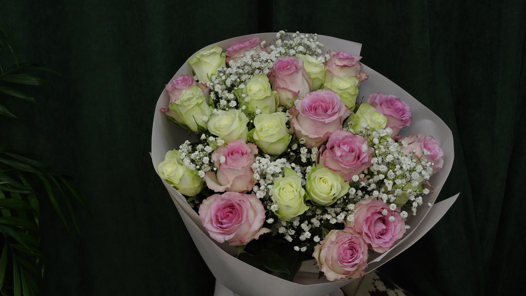 Букет мікс троянд