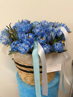 Тюльпан в корзині піоновидний